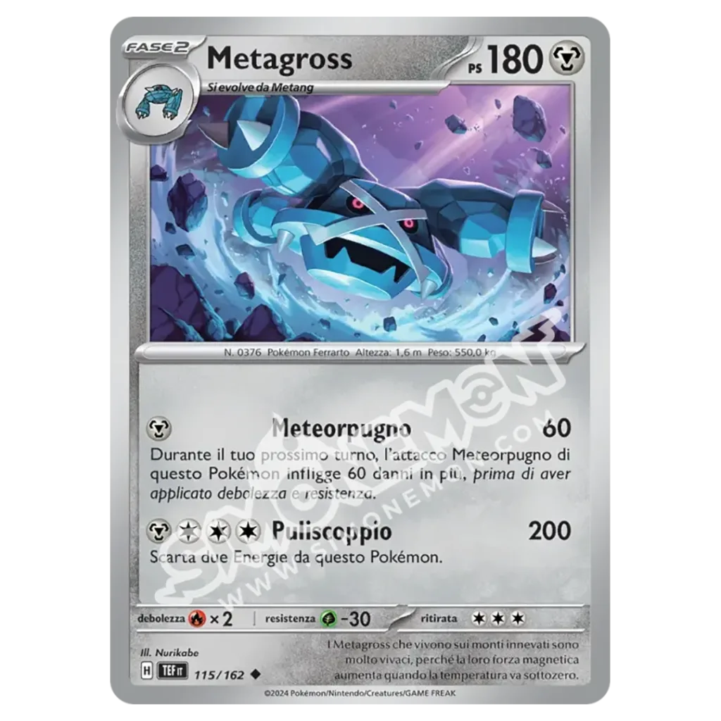 Metagross 115/162 Cronoforze Reverse (IT)