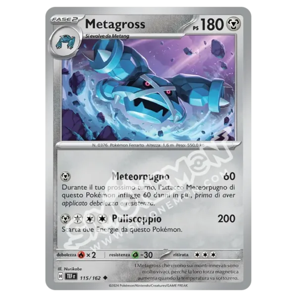 Metagross 115/162 Cronoforze Reverse (IT)