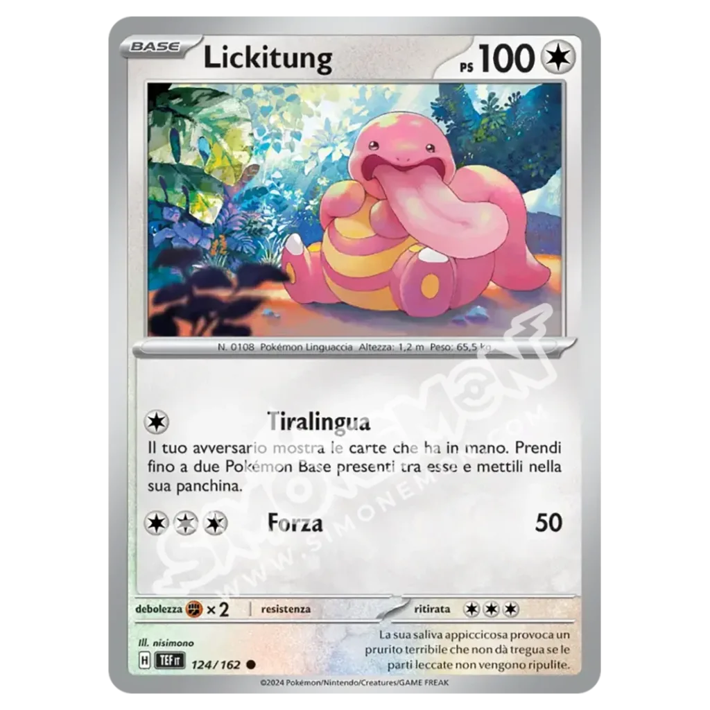 Lickitung 124/162 Cronoforze Reverse (IT)