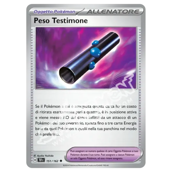 Peso Testimone 151/162 Cronoforze  (IT)