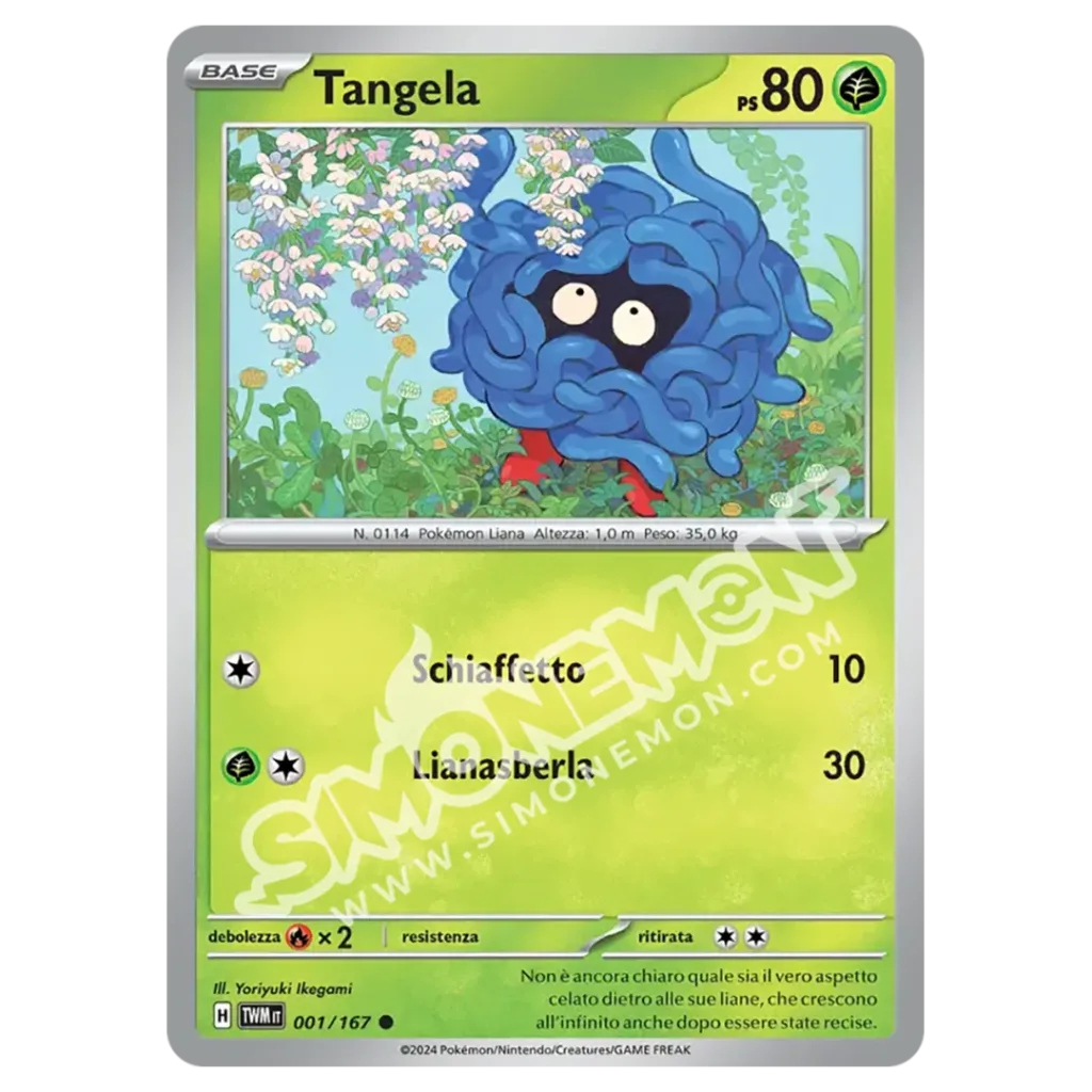 Tangela 001/167 Crepuscolo Mascherato  (IT)