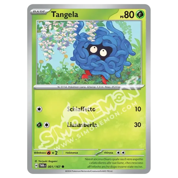 Tangela 001/167 Crepuscolo Mascherato  (IT)