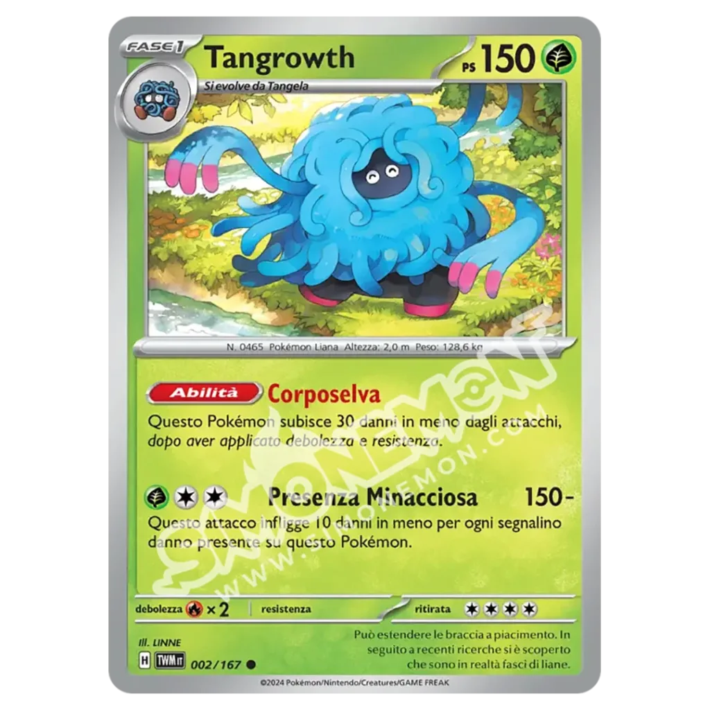 Tangrowth 002/167 Crepuscolo Mascherato  (IT)