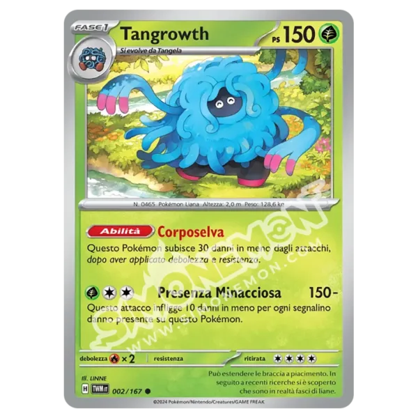 Tangrowth 002/167 Crepuscolo Mascherato  (IT)
