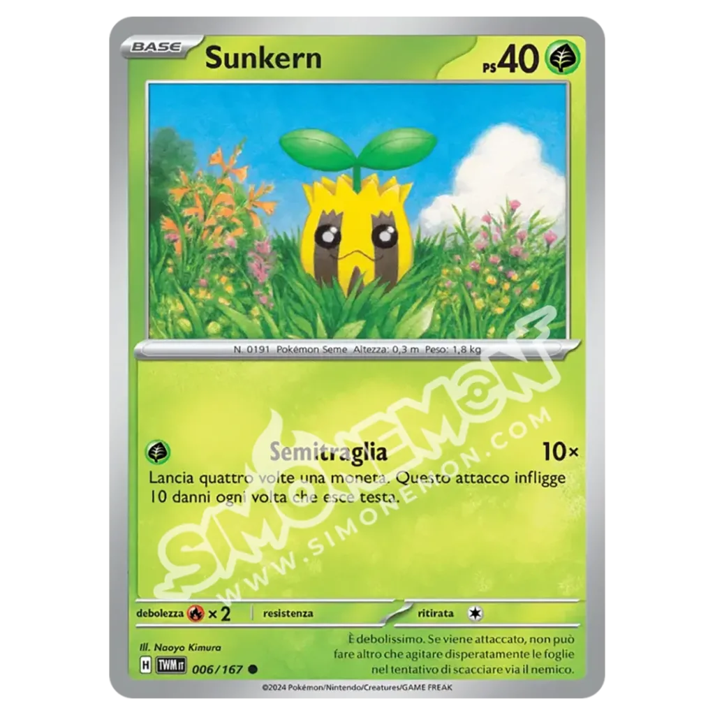 Sunkern 006/167 Crepuscolo Mascherato  (IT)
