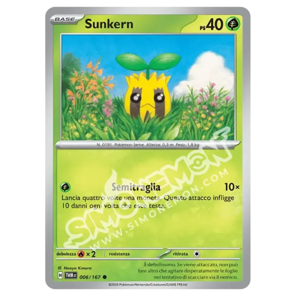 Sunkern 006/167 Crepuscolo Mascherato  (IT)