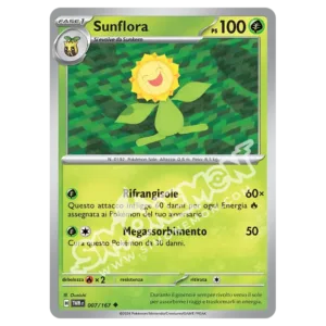 Sunflora 007/167 Crepuscolo Mascherato Reverse (IT)