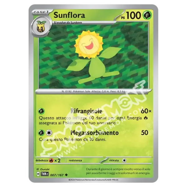 Sunflora 007/167 Crepuscolo Mascherato Reverse (IT)