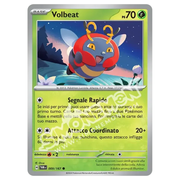 Volbeat 009/167 Crepuscolo Mascherato Reverse (IT)