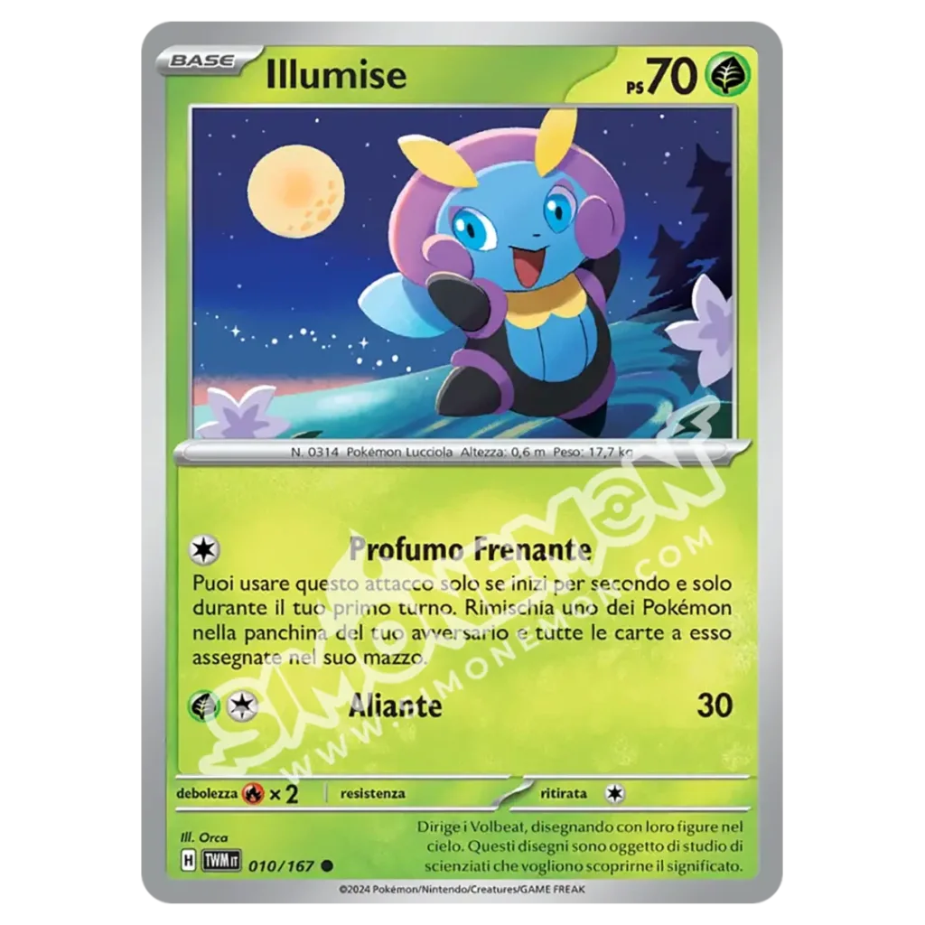 Illumise 010/167 Crepuscolo Mascherato Reverse (IT)