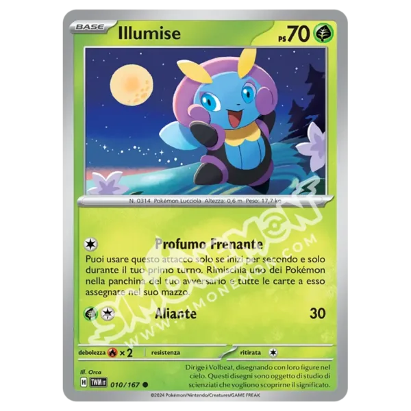 Illumise 010/167 Crepuscolo Mascherato Reverse (IT)