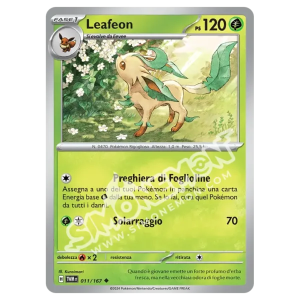 Leafeon 011/167 Crepuscolo Mascherato  (IT)