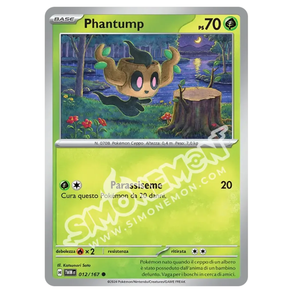Phantump 012/167 Crepuscolo Mascherato Reverse (IT)