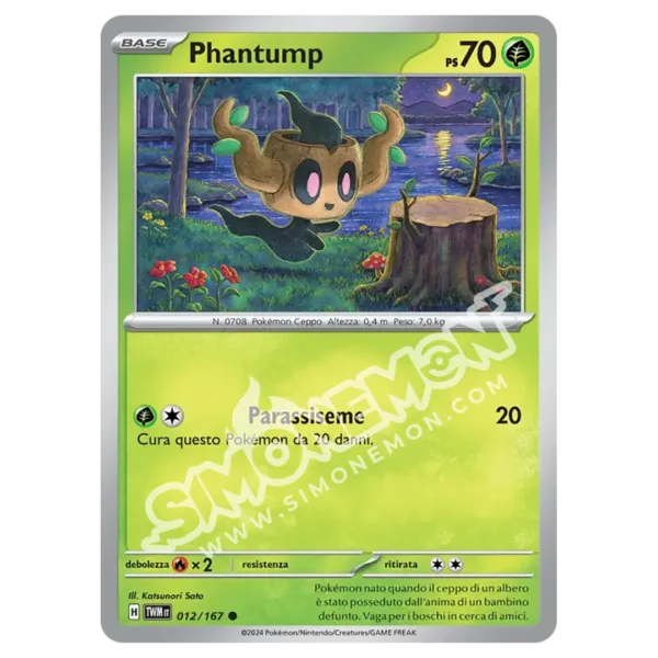 Phantump 012/167 Crepuscolo Mascherato Reverse (IT)