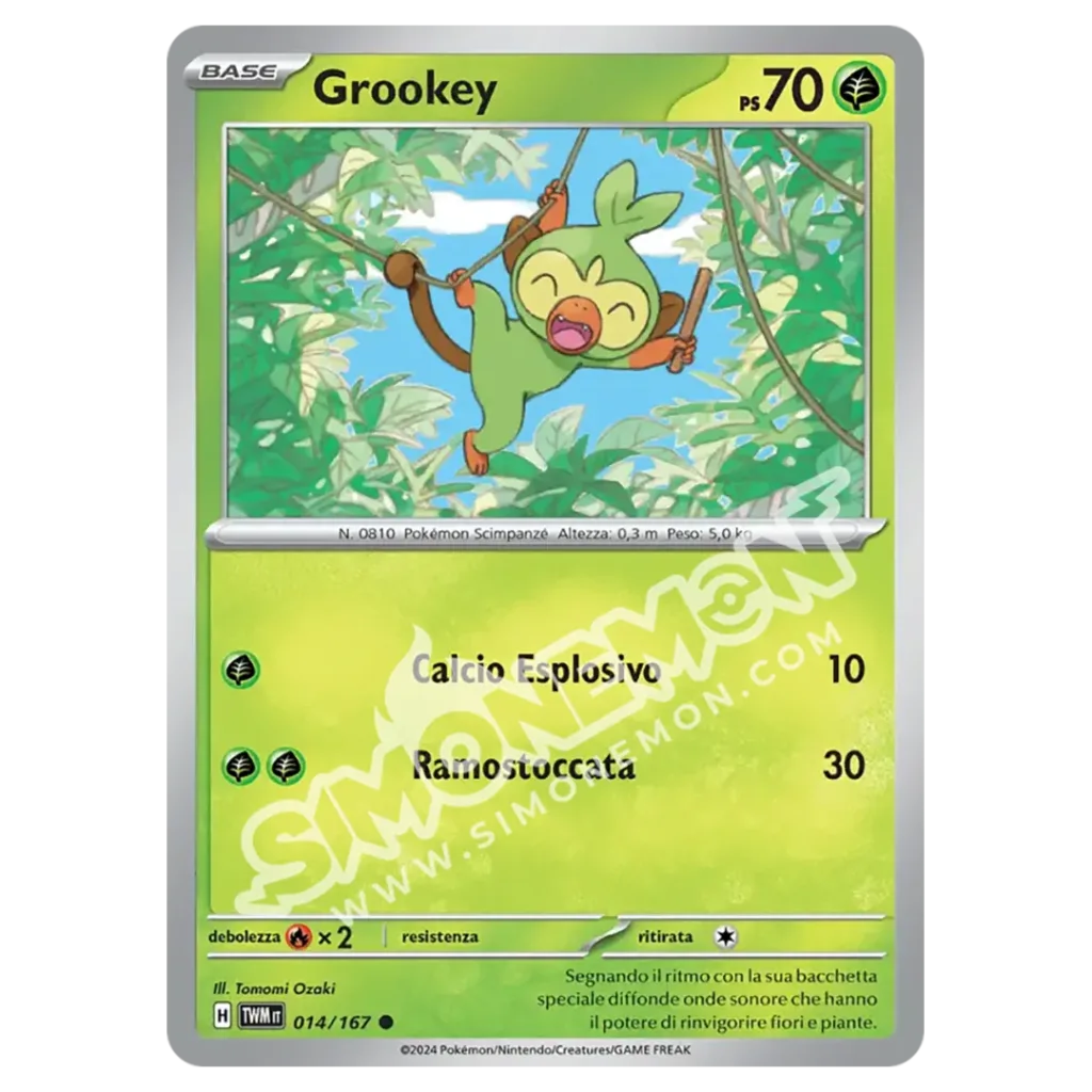 Grookey 014/167 Crepuscolo Mascherato  (IT)