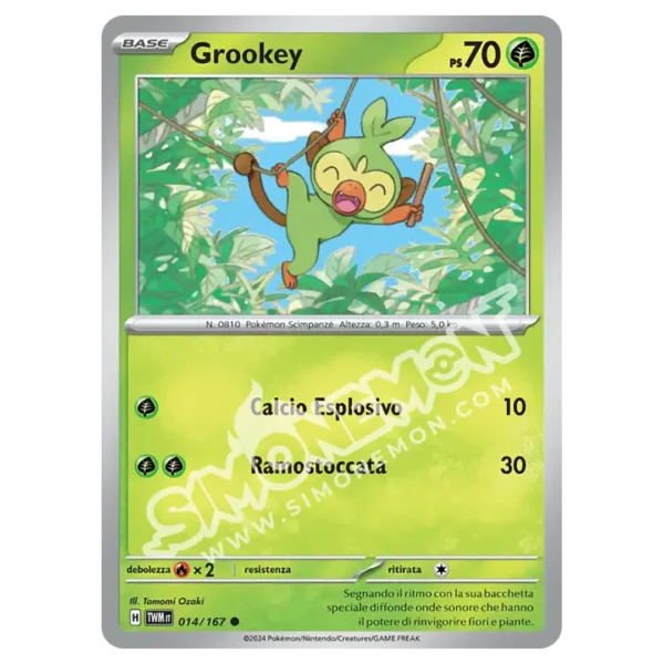 Grookey 014/167 Crepuscolo Mascherato  (IT)