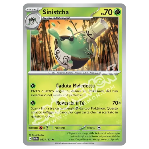 Sinistcha 022/167 Crepuscolo Mascherato Foil (IT)