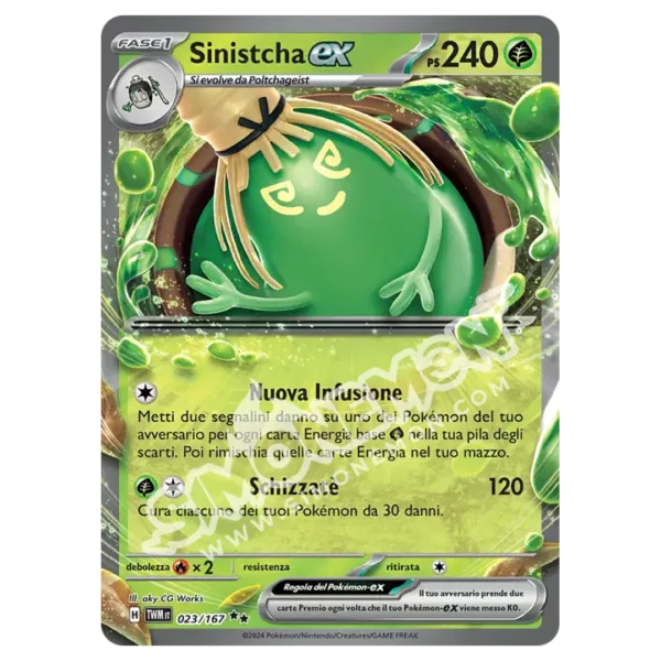 Sinistcha-ex 023/167 Crepuscolo Mascherato (IT)