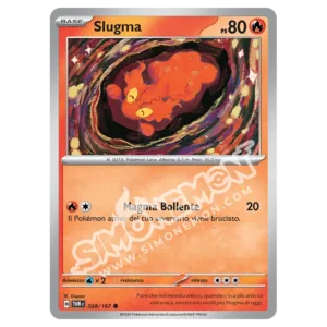 Slugma 028/167 Crepuscolo Mascherato Reverse (IT)