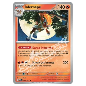 Infernape 033/167 Crepuscolo Mascherato Foil (IT)