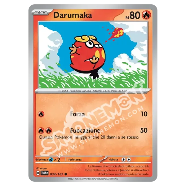 Darumaka 034/167 Crepuscolo Mascherato Reverse (IT)