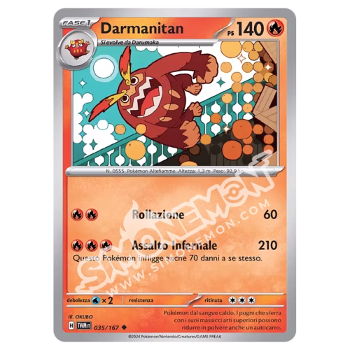 Darmanitan 035/167 Crepuscolo Mascherato (IT)