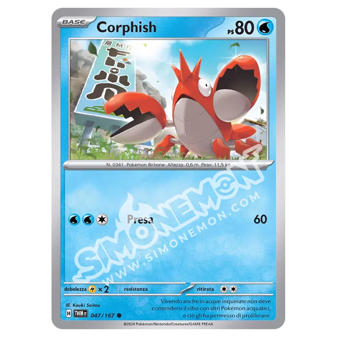 Corphish 047/167 Crepuscolo Mascherato (IT)