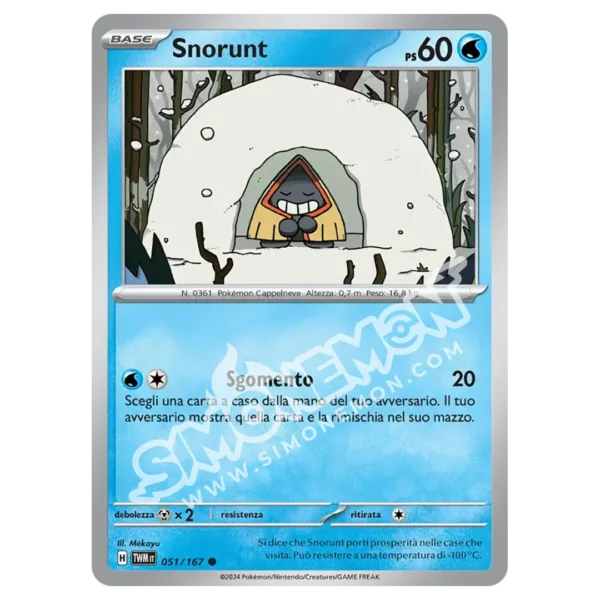 Snorunt 051/167 Crepuscolo Mascherato  (IT)