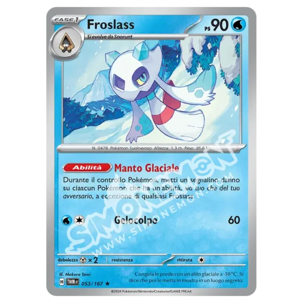 Froslass 053/167 Crepuscolo Mascherato Foil (IT)