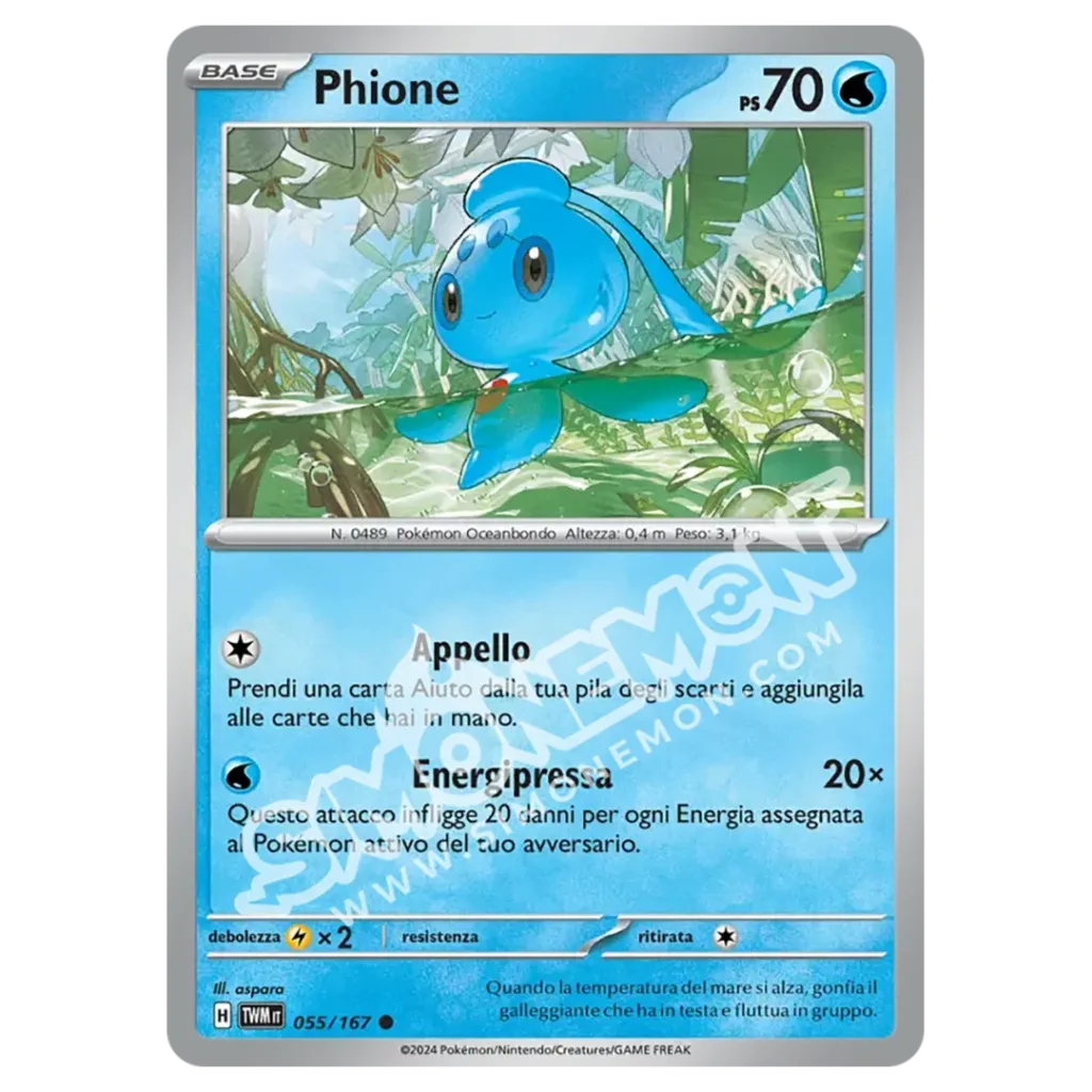 Phione 055/167 Crepuscolo Mascherato Reverse (IT)