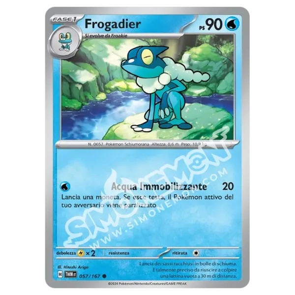 Frogadier 057/167 Crepuscolo Mascherato  (IT)
