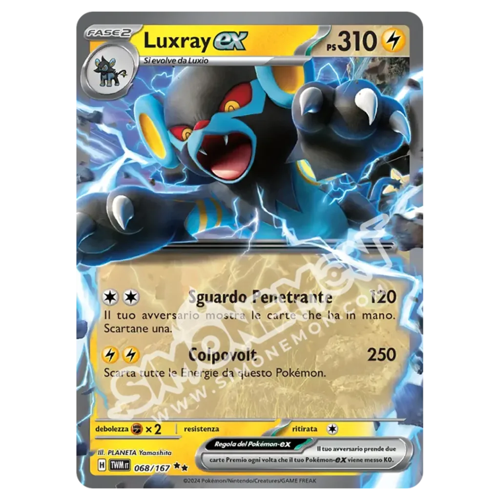 Luxray-ex 068/167 Crepuscolo Mascherato  (IT)