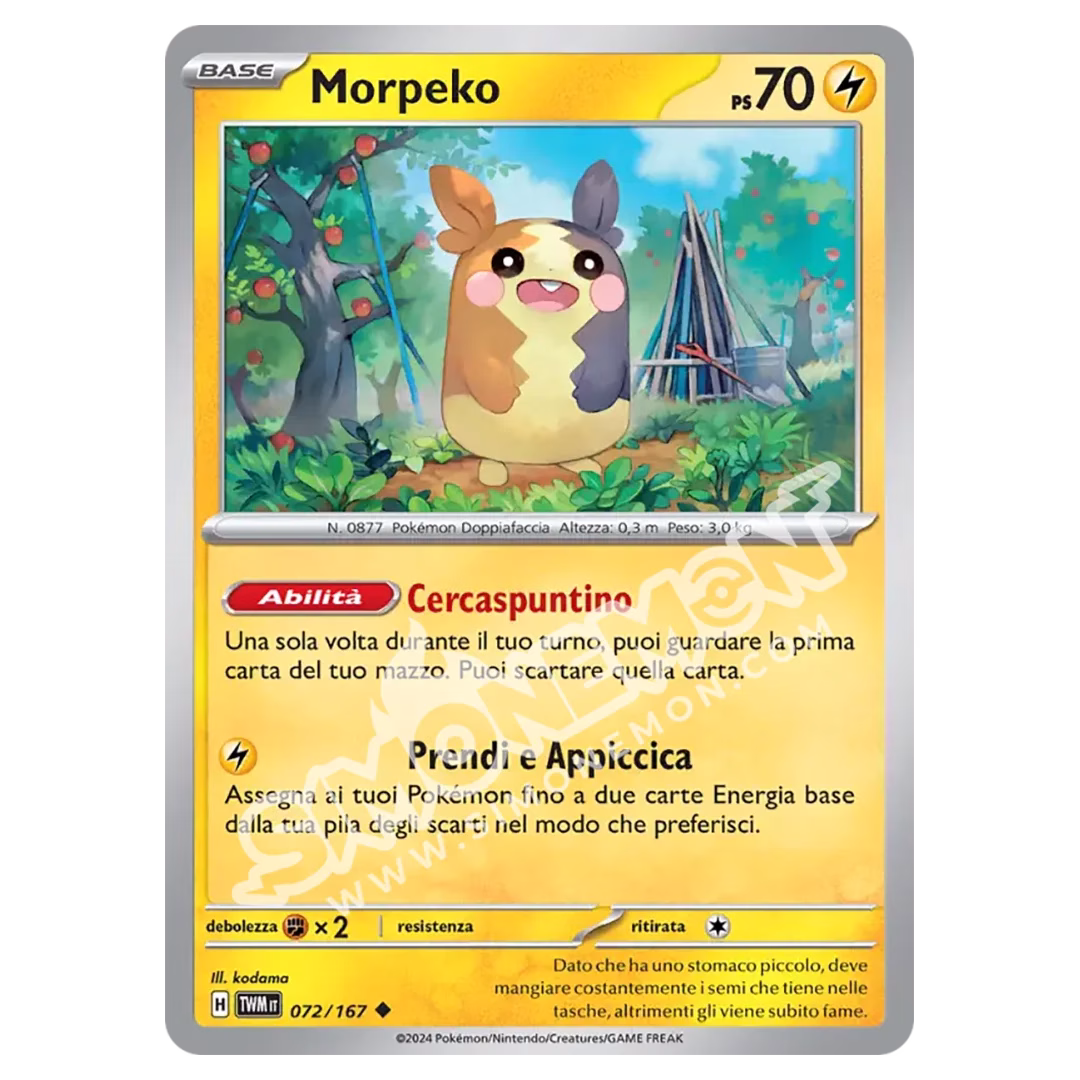 Morpeko 072/167 Crepuscolo Mascherato (IT)