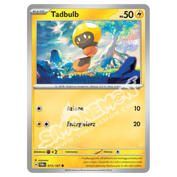 Tadbulb 073/167 Crepuscolo Mascherato  (IT)