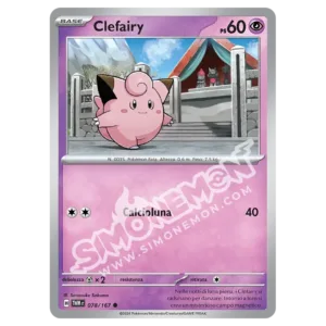 Clefairy 078/167 Crepuscolo Mascherato Reverse (IT)