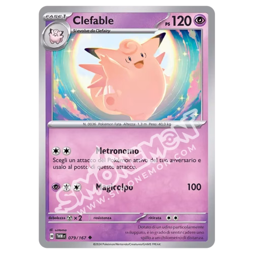 Clefable 079/167 Crepuscolo Mascherato (IT)