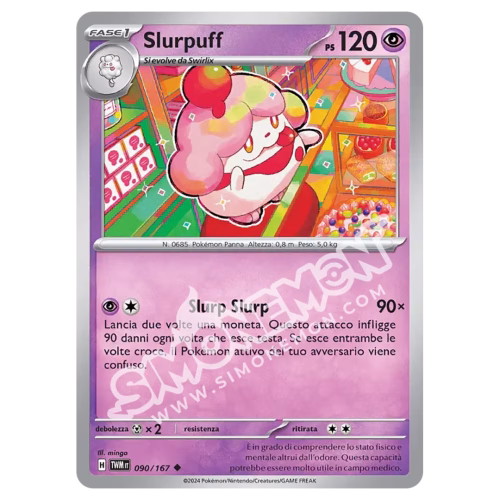 Slurpuff 090/167 Crepuscolo Mascherato Reverse (IT)