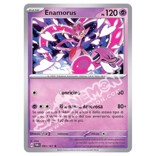 Enamorus 093/167 Crepuscolo Mascherato Foil (IT)
