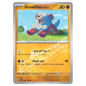 Growlithe di Hisui 099/167 Crepuscolo Mascherato  (IT)