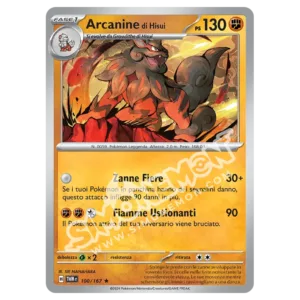 Arcanine di Hisui 100/167 Crepuscolo Mascherato Foil (IT)