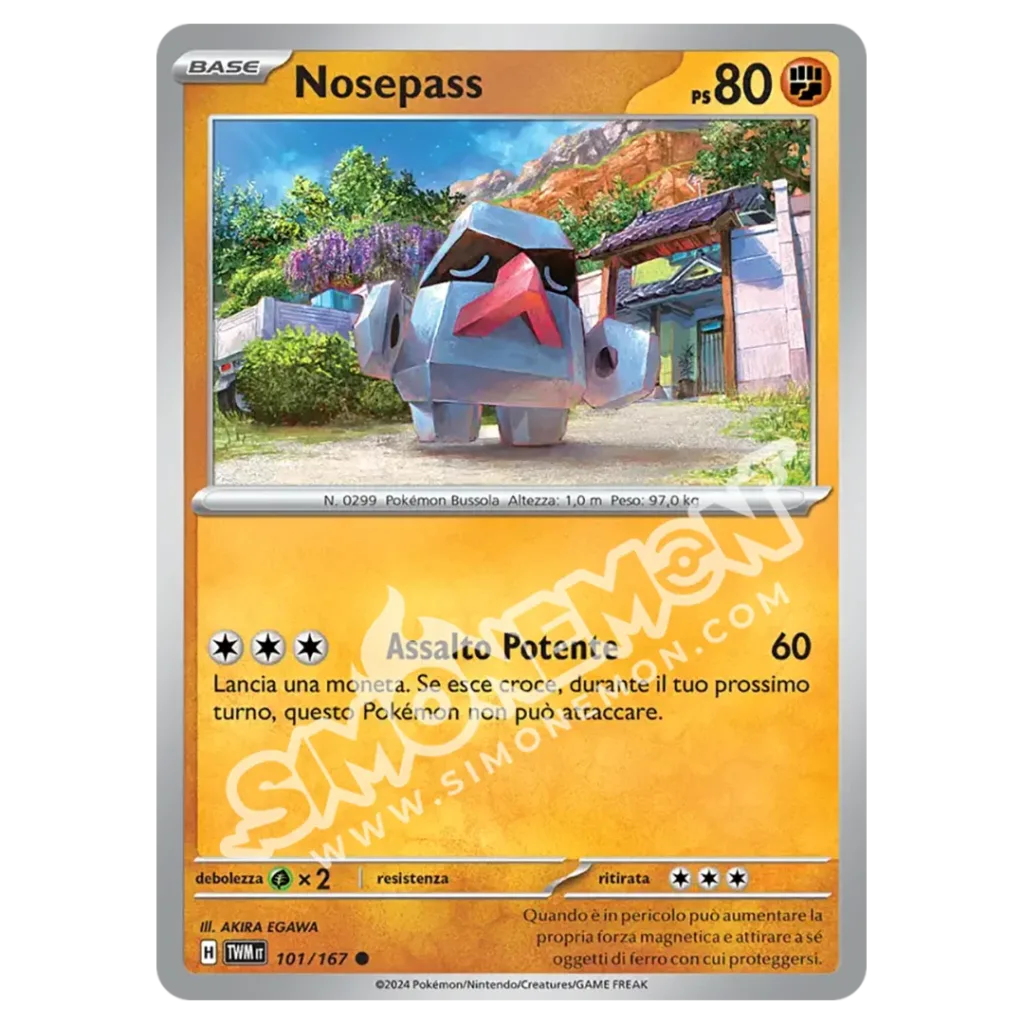 Nosepass 101/167 Crepuscolo Mascherato Reverse (IT)