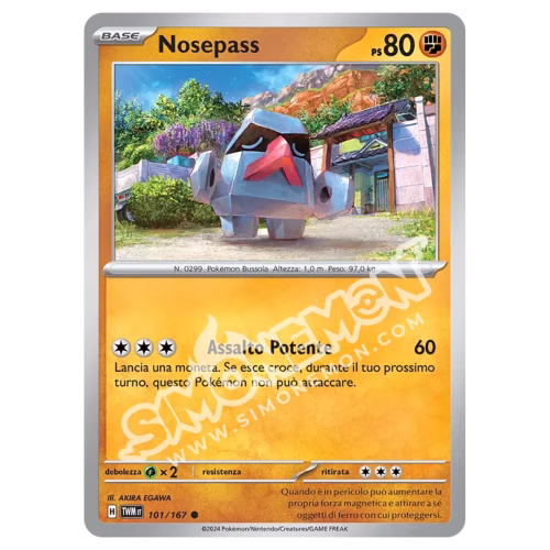 Nosepass 101/167 Crepuscolo Mascherato Reverse (IT)