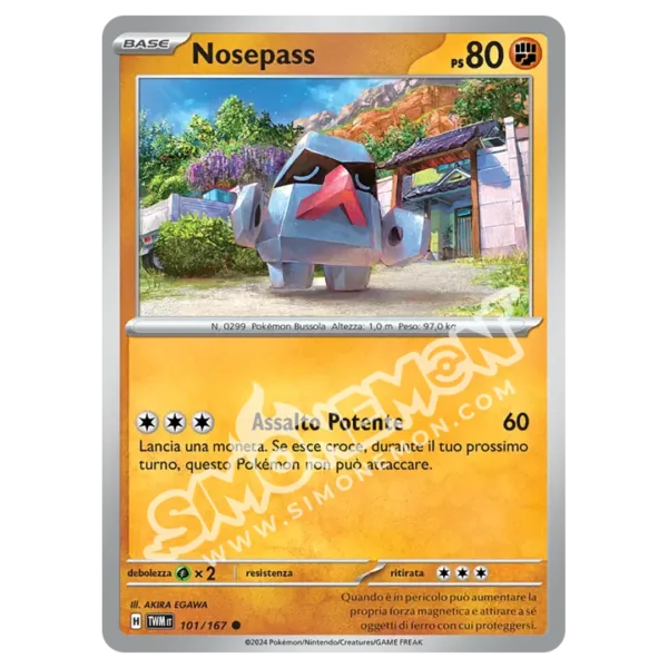 Nosepass 101/167 Crepuscolo Mascherato Reverse (IT)