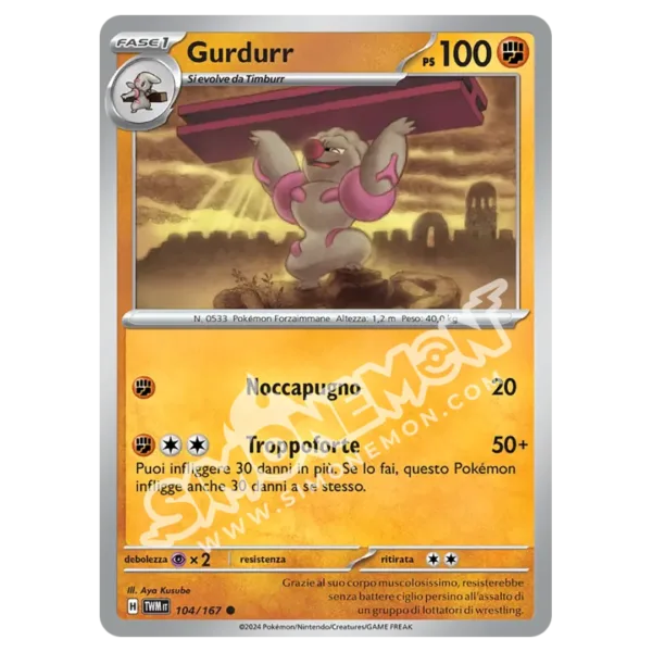Gurdurr 104/167 Crepuscolo Mascherato Reverse (IT)