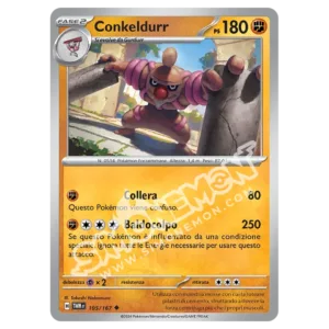 Conkeldurr 105/167 Crepuscolo Mascherato Reverse (IT)