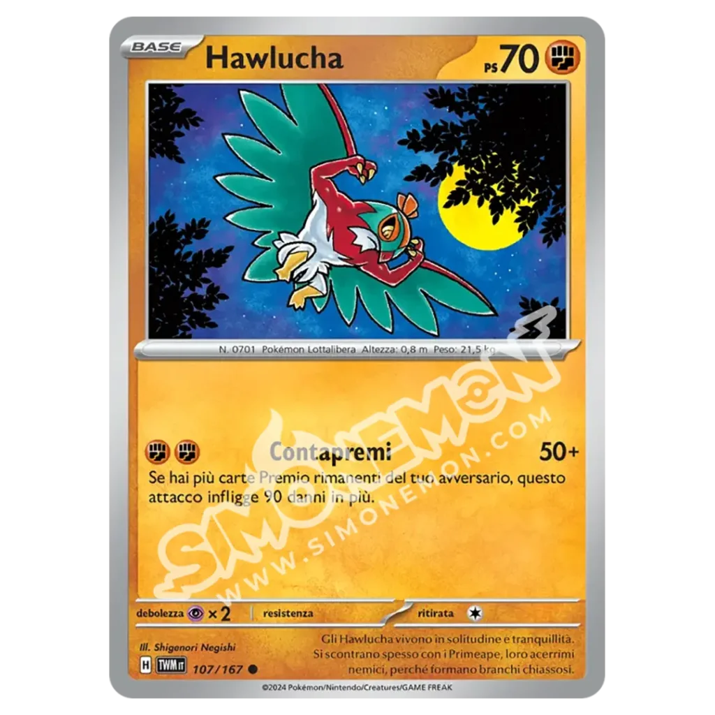 Hawlucha 107/167 Crepuscolo Mascherato  (IT)