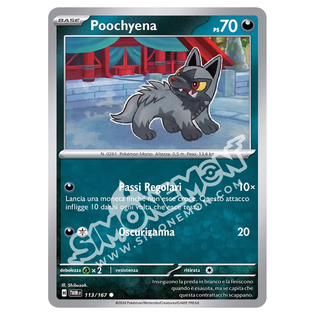 Poochyena 113/167 Crepuscolo Mascherato (IT)