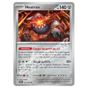 Heatran 123/167 Crepuscolo Mascherato Foil (IT)