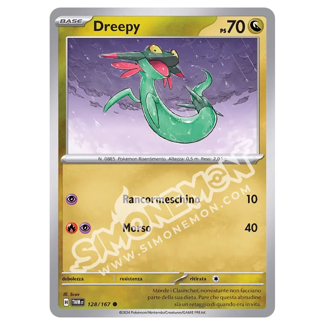 Dreepy 128/167 Crepuscolo Mascherato (IT)