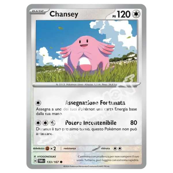 Chansey 133/167 Crepuscolo Mascherato  (IT)